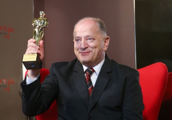 Direktor in ustanovitelj klinike Svjetlost dr. Nikica Gabrić s prestižno nagrado - oftalmološkim Oskarjem, foto Barbara Reya